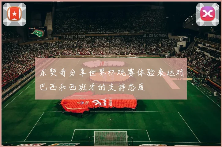 东契奇分享世界杯观赛体验表达对巴西和西班牙的支持态度